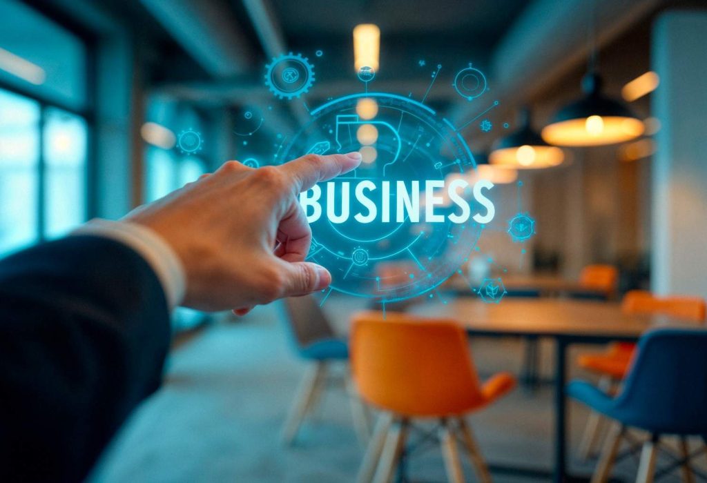 Digital marketing business growth concept